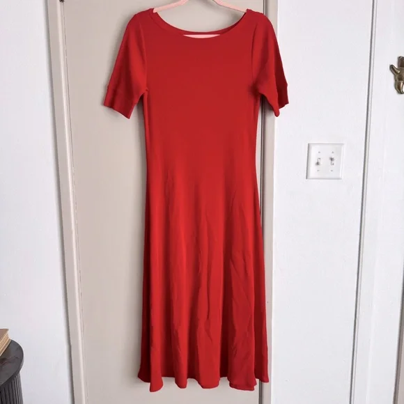 Ralph Lauren | Dresses | Lauren Ralph Lauren Red Waffle Knit Casual Aline Midi Dress | Poshmark Ralph Lauren | Dresses | Lauren Ralph Lauren Red Waffle Knit Casual Aline Midi Dress | Poshmark
